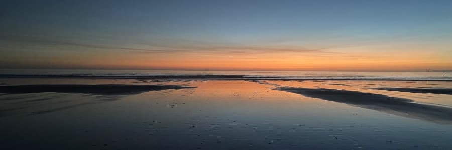 Sunset Aberavon beach